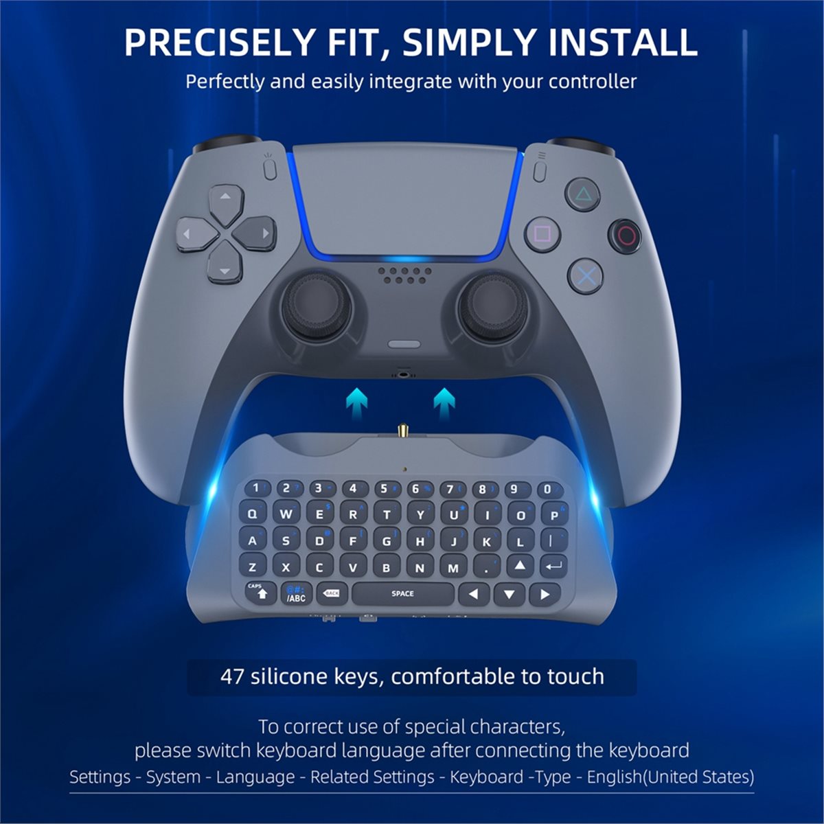 Gaming Accessories For Ps5 - goodidea Tastiera Wireless da Gaming 3.5mm