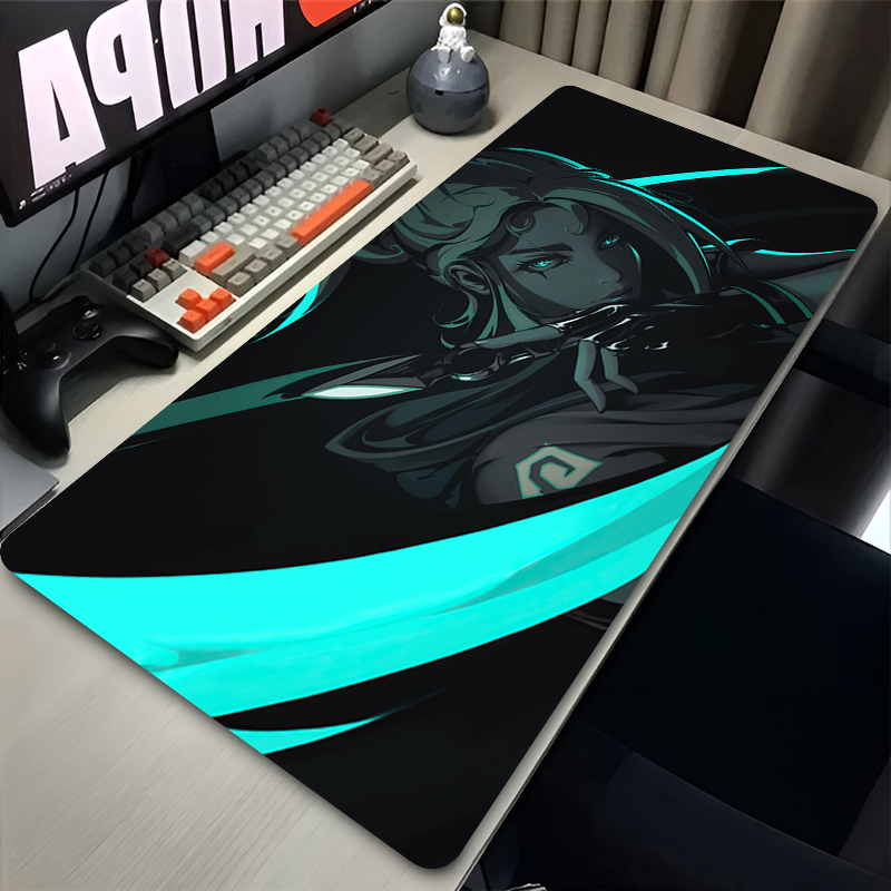 Gaming Accessories Desktop - Tappetino per Mouse XXL Valorant Jett,