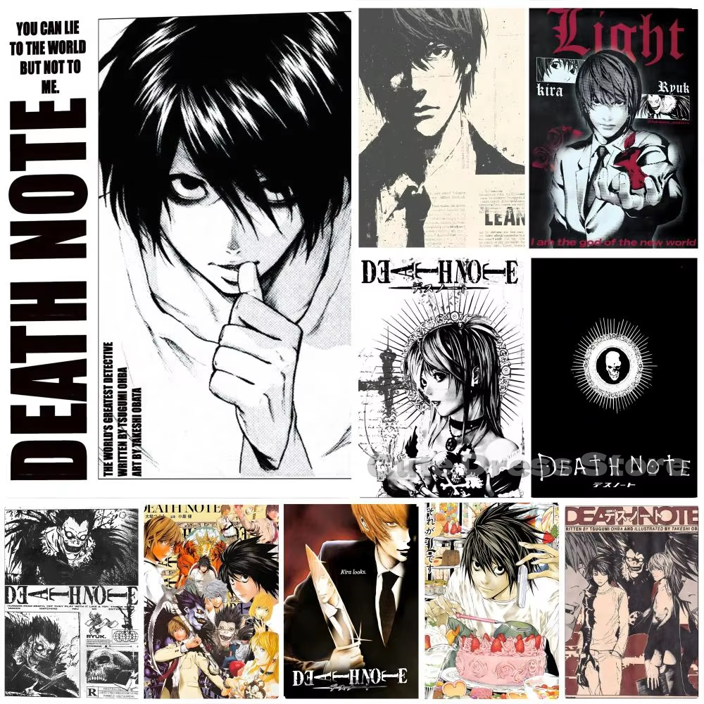 Gaming Accessories Decor - Stampa su tela Death Note senza