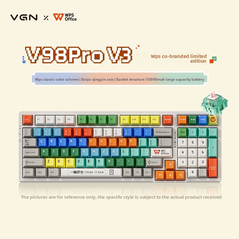 Gaming Accessories Brands - Tastiera Meccanica Personalizzata VGN V98Pro V3