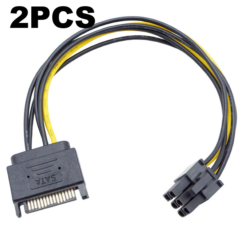 2 pz Dual SATA 15pin a 8 pin ( - Pcie Extension Cable recensione e prezzo