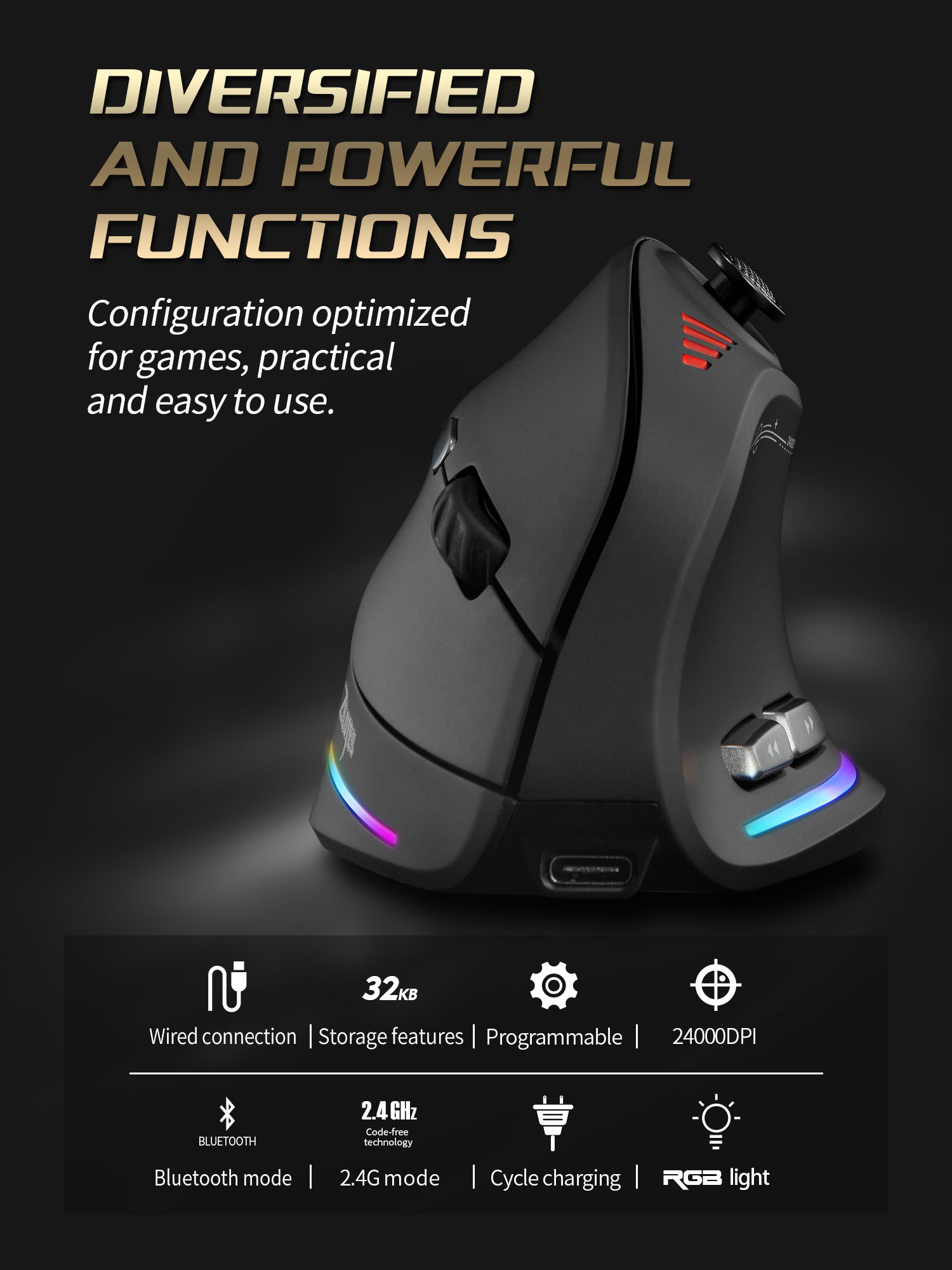Jomaa Controllo mouse vertical - Gaming Accessories recensione e prezzo